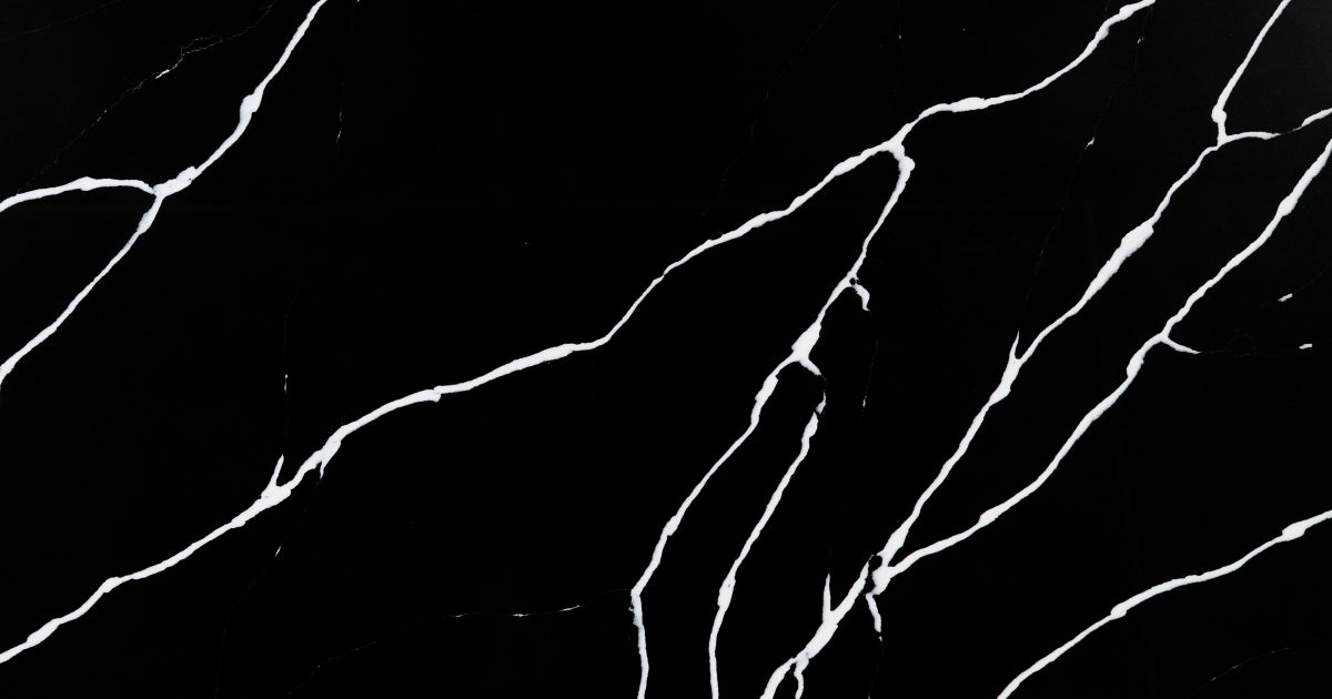 Nero Marquina Quartz - Black Worktop Range